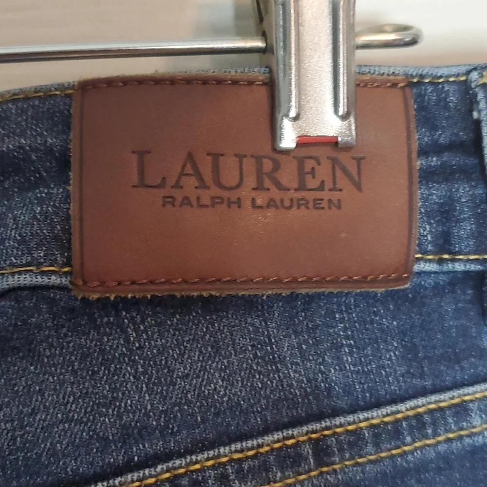 Lauren Ralph Lauren Premier Straight Mid Rise Jeans SZ 10 - Picture 4 of 7